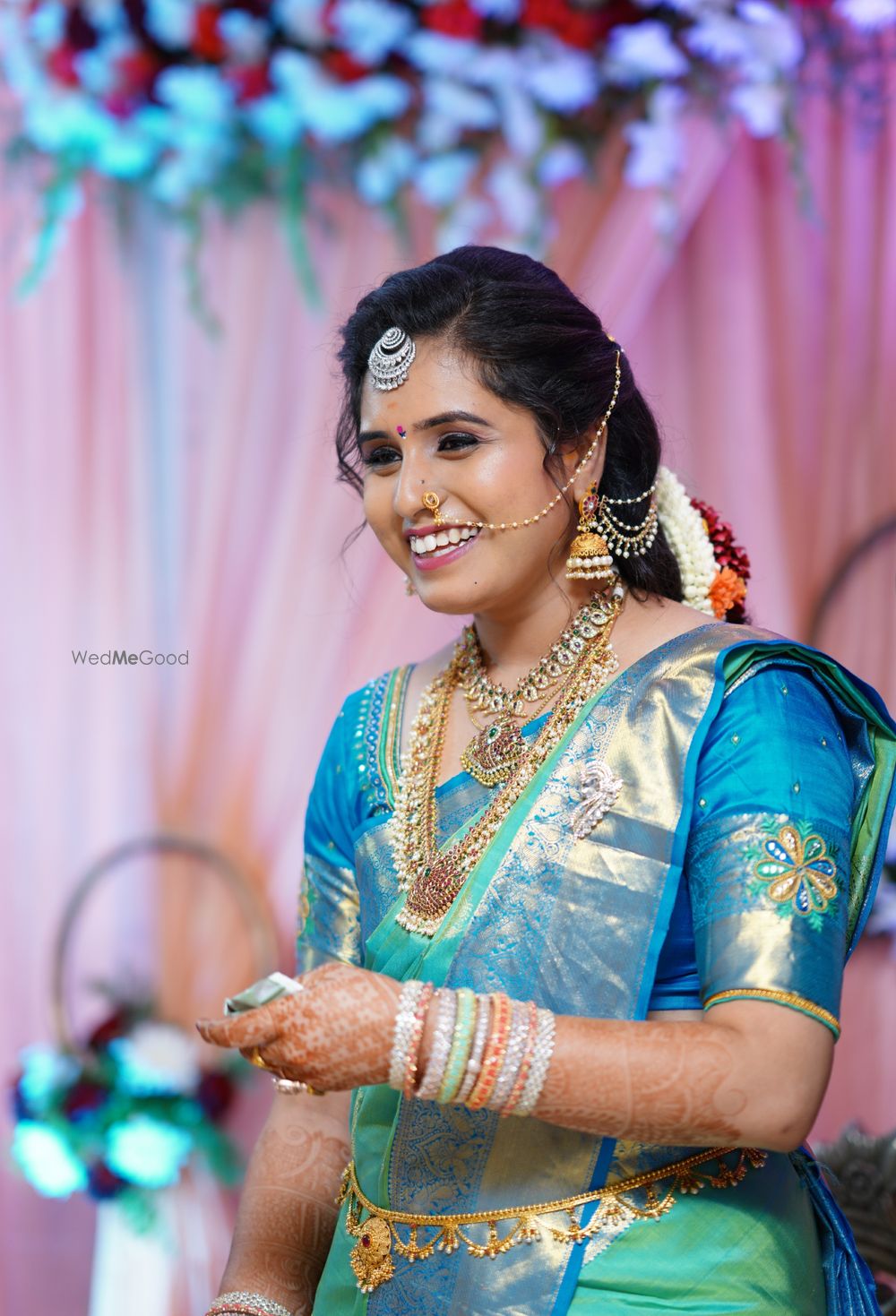 Photo From nivedita's engagement - By Makeovers by Ranjana Venkatesh