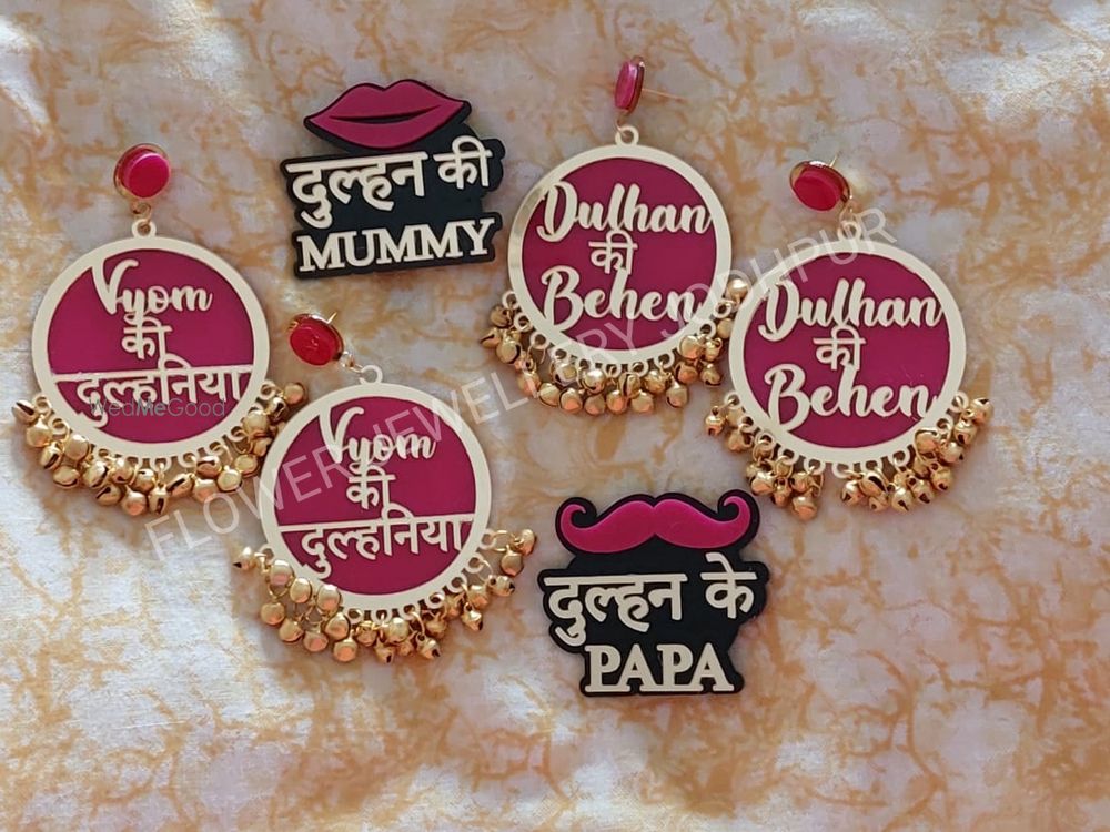 Photo From customised Earrings - By Flower Jewellery Jodhpur