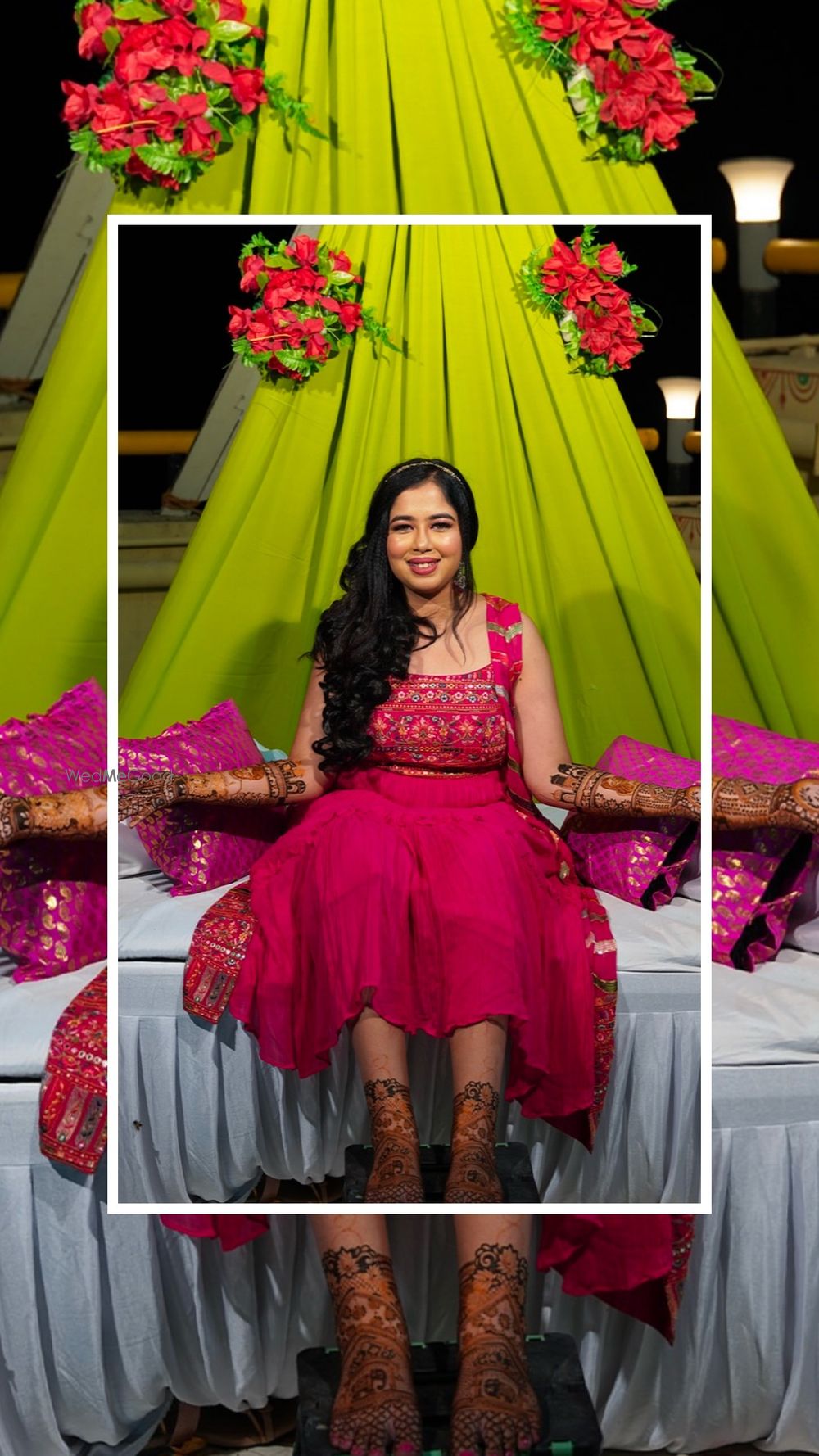 Photo From Haldi & Sangeet Makeover - By Zeba Khan's The Face Studio
