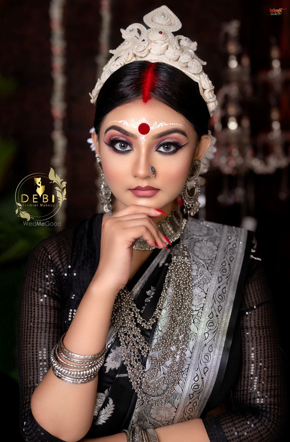 Photo From Black Saree bridal makeup - By Debi's Premier Makeup