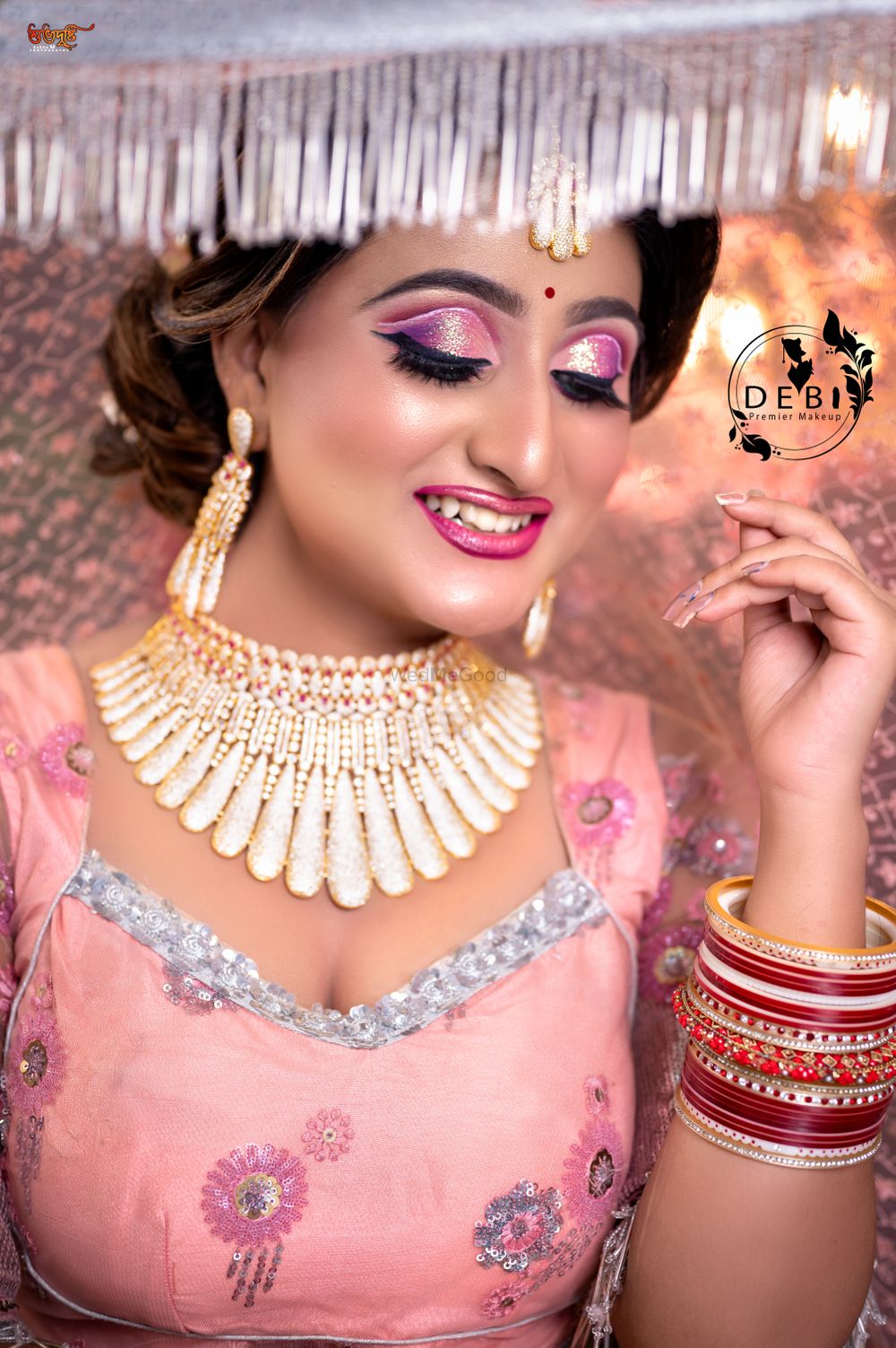 Photo From Satashi Gorgeous Reception Bride in Pink - By Debi's Premier Makeup
