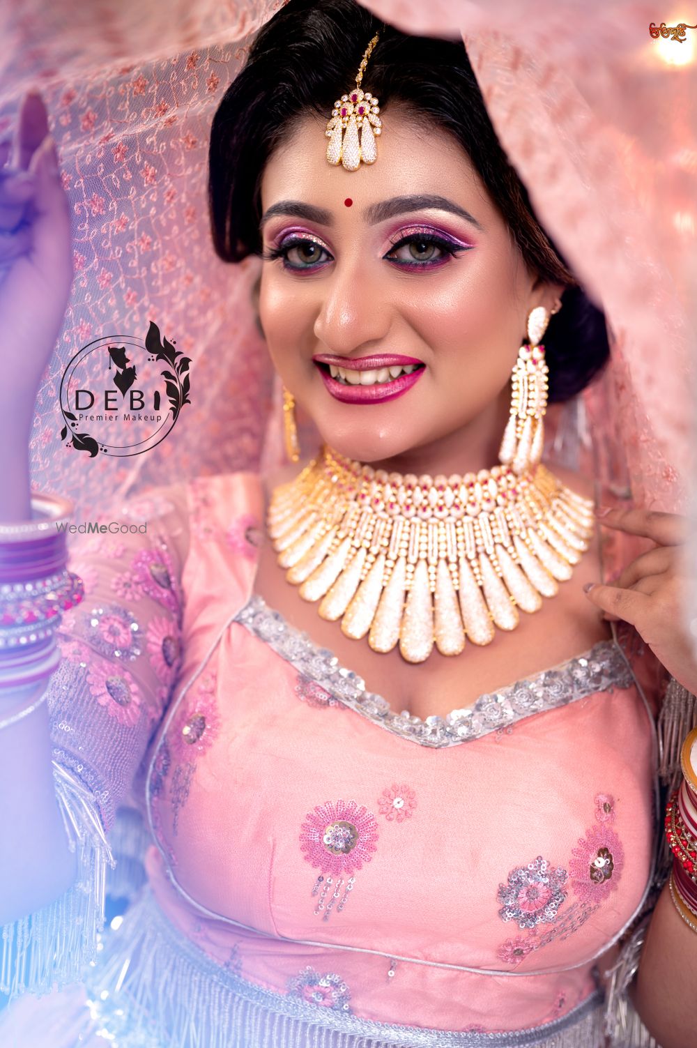 Photo From Satashi Gorgeous Reception Bride in Pink - By Debi's Premier Makeup