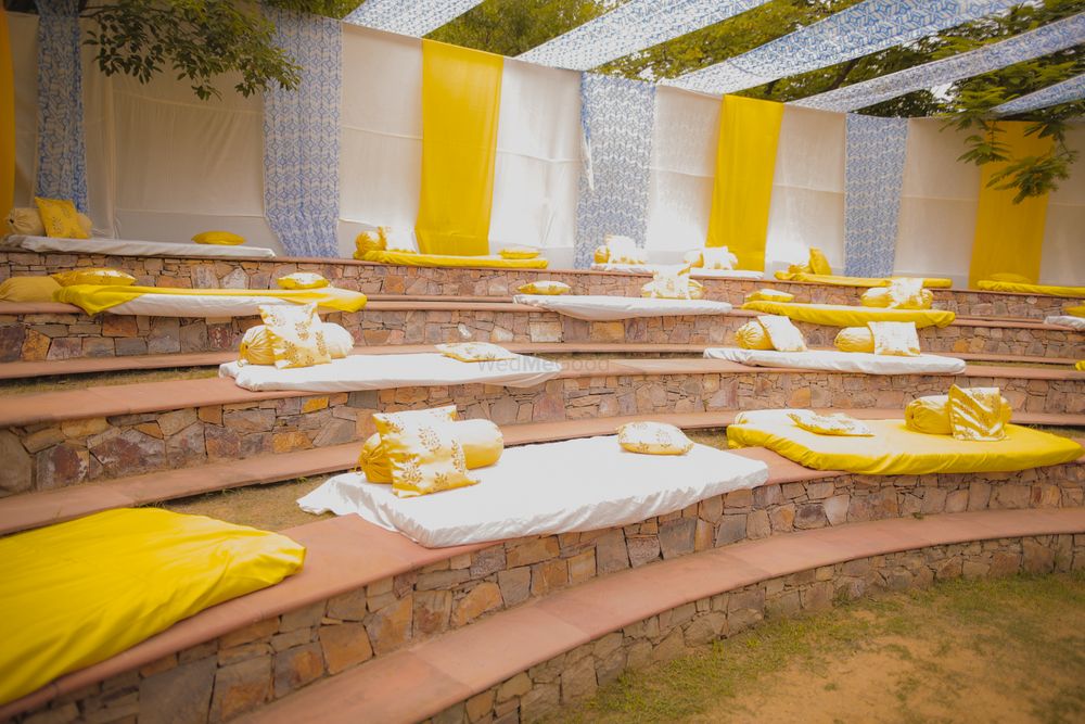 Photo From Yellow & White Traditional Haldi - By Midori Designs