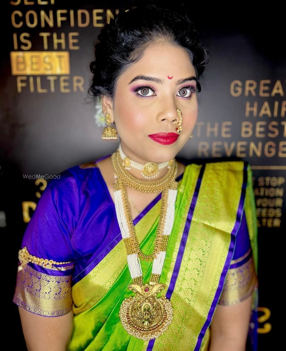 Photo From Maharashtrian Bridal Look - By Filter Hair and Beauty Studio