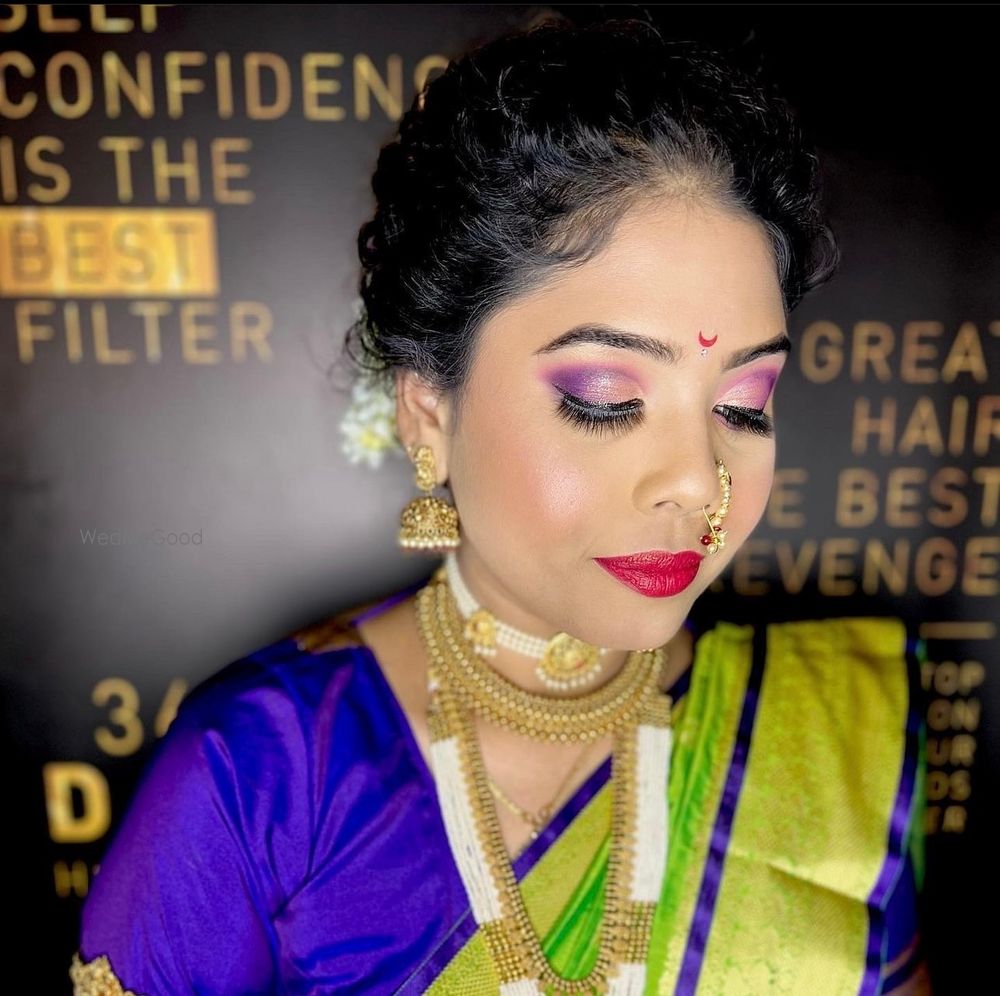 Photo From Maharashtrian Bridal Look - By Filter Hair and Beauty Studio