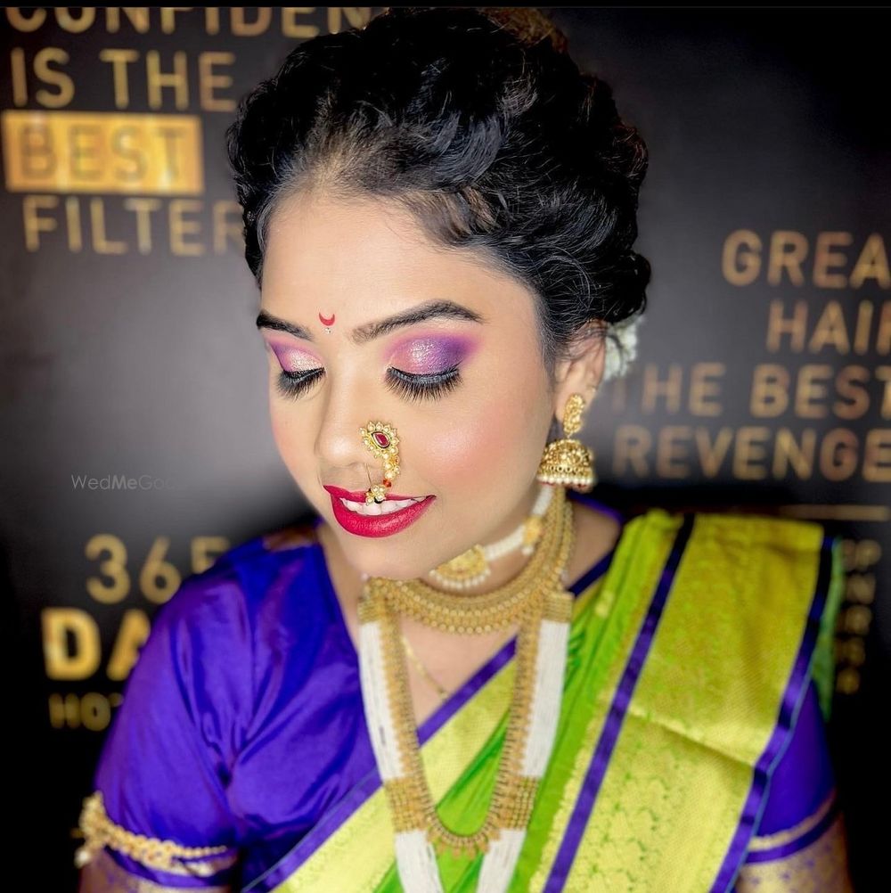 Photo From Maharashtrian Bridal Look - By Filter Hair and Beauty Studio