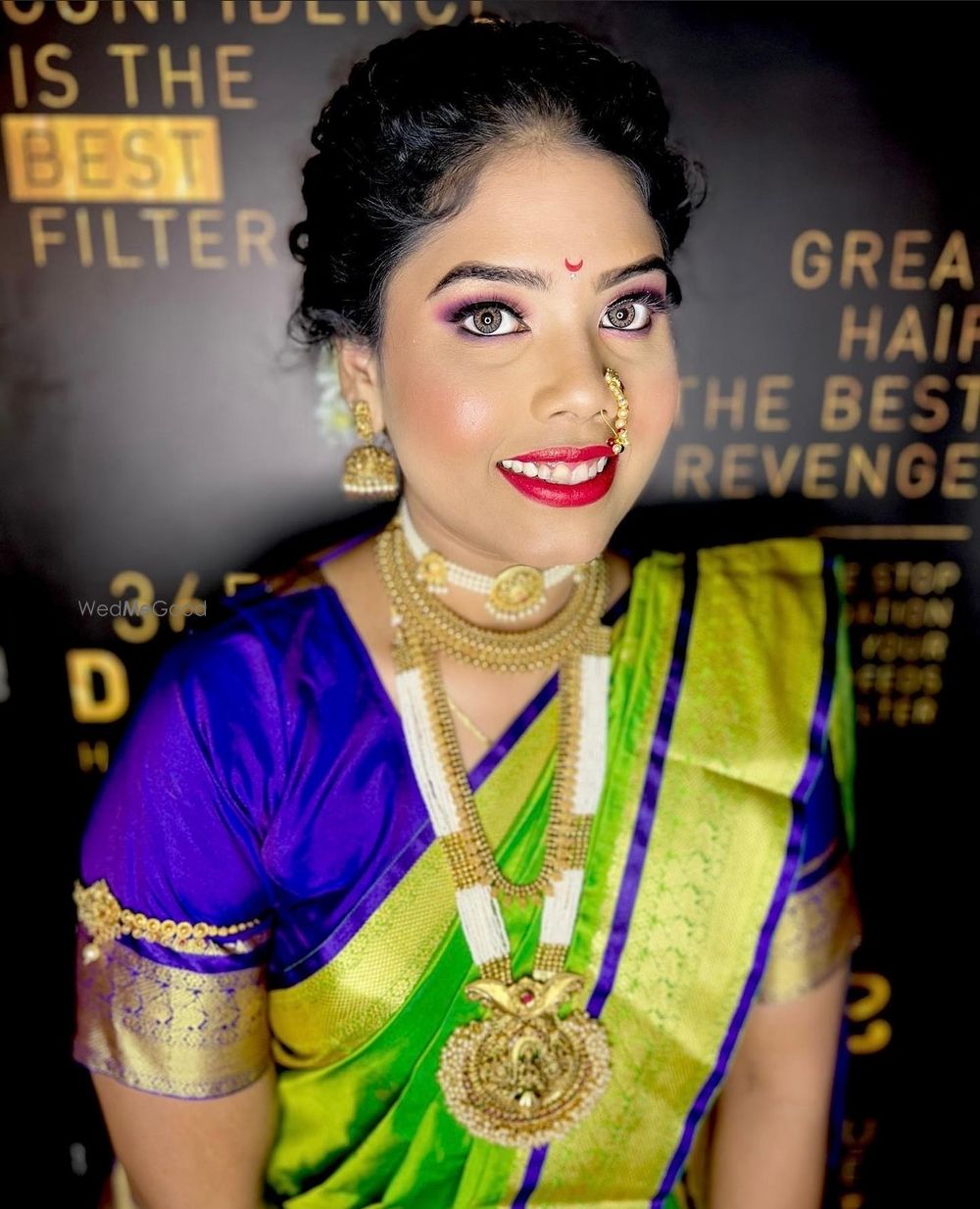 Photo From Maharashtrian Bridal Look - By Filter Hair and Beauty Studio