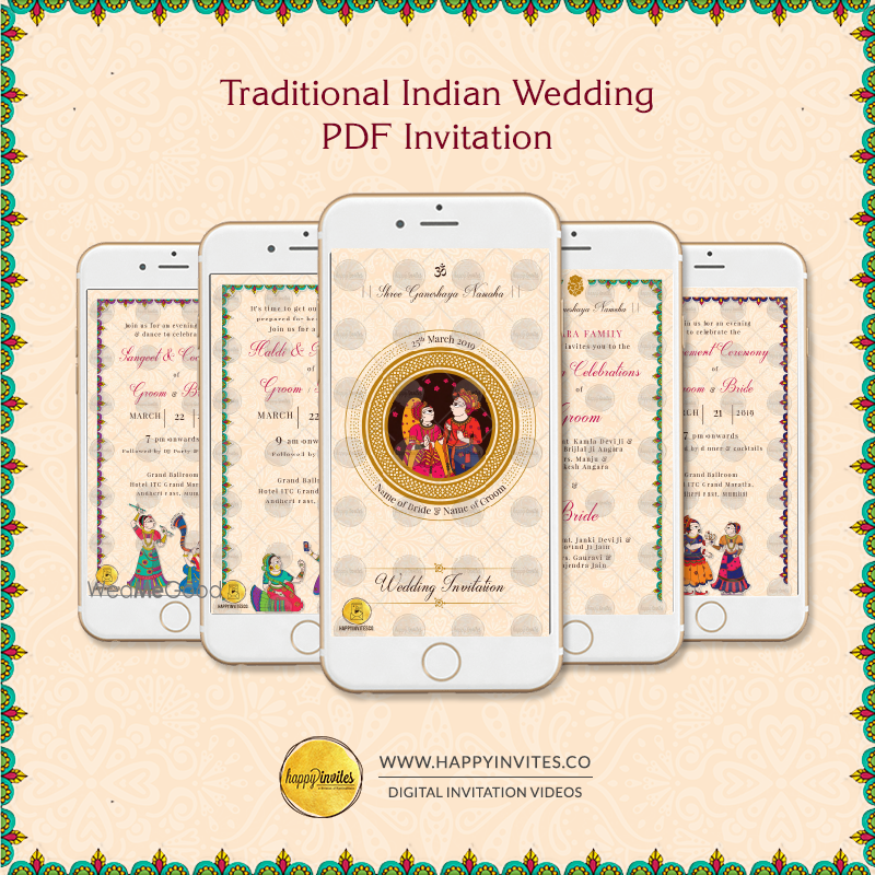 Photo From PDF Invitation - By Video Invitation Happy Invites