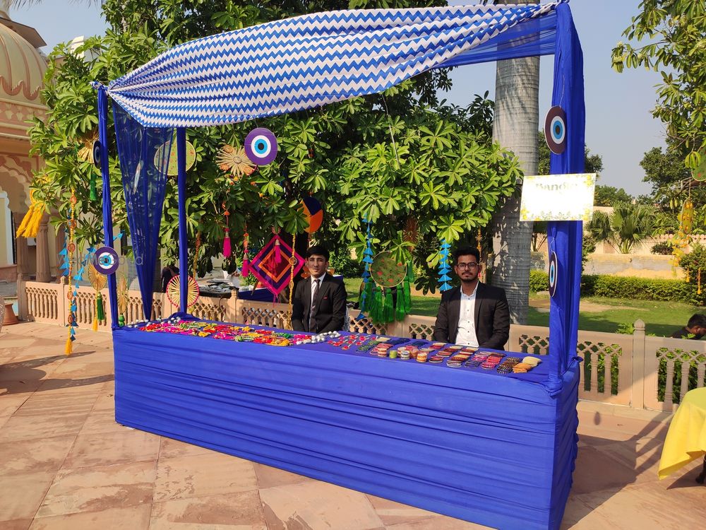 Photo From Chhavi Sanchit Mehendi Blue Pottery Theme - By Balaji Events