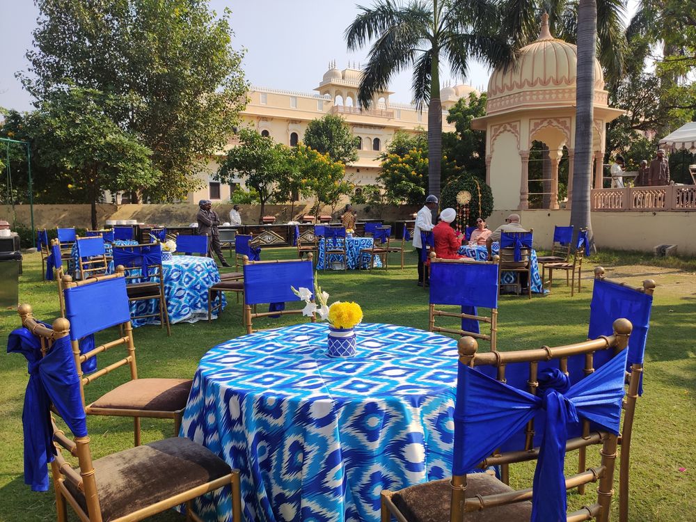 Photo From Chhavi Sanchit Mehendi Blue Pottery Theme - By Balaji Events