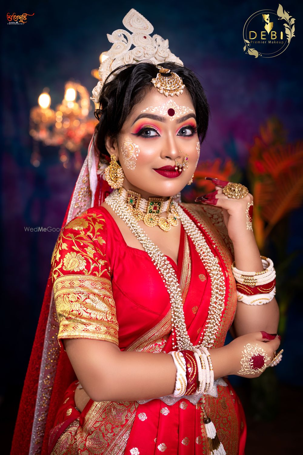 Photo From Moumita's ultra sweet bridal makeup - By Debi's Premier Makeup
