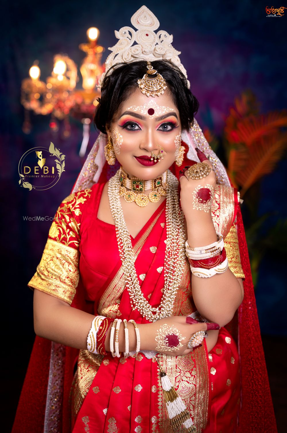 Photo From Moumita's ultra sweet bridal makeup - By Debi's Premier Makeup