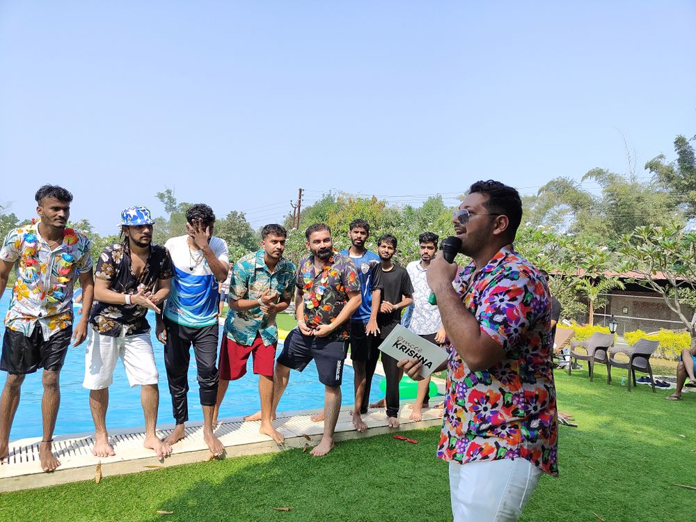 Photo From Pool Party - By Emcee Krishna