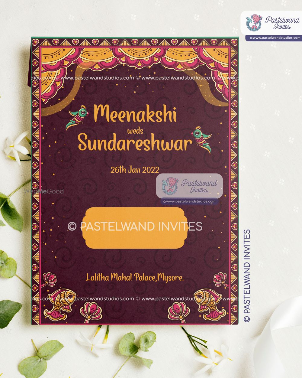 Photo From The Madurai Wedding - Madhubani or Mithila Painting Style Wedding Invitation - By Pastelwand Invites