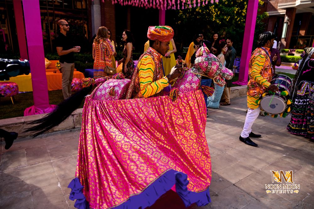 Photo From Dipshikha & Shrenik Sangeet Night at ITC Rajputana - By Noon Moon Events