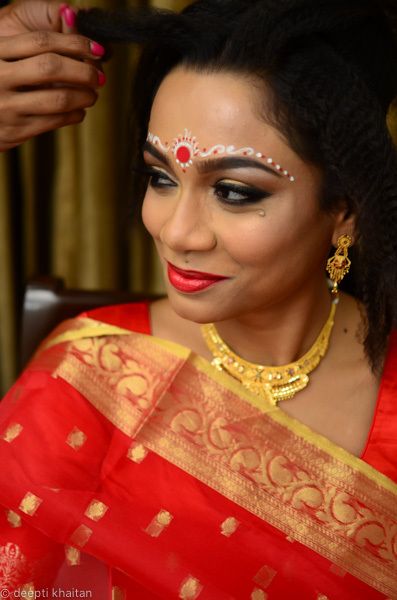 Photo From Bengali Bride - By Deepti Khaitan Makeup