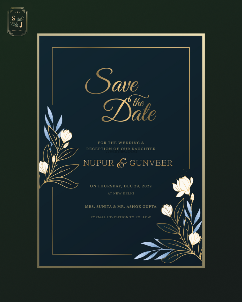 Photo From Save the Date - By SJ Invitations
