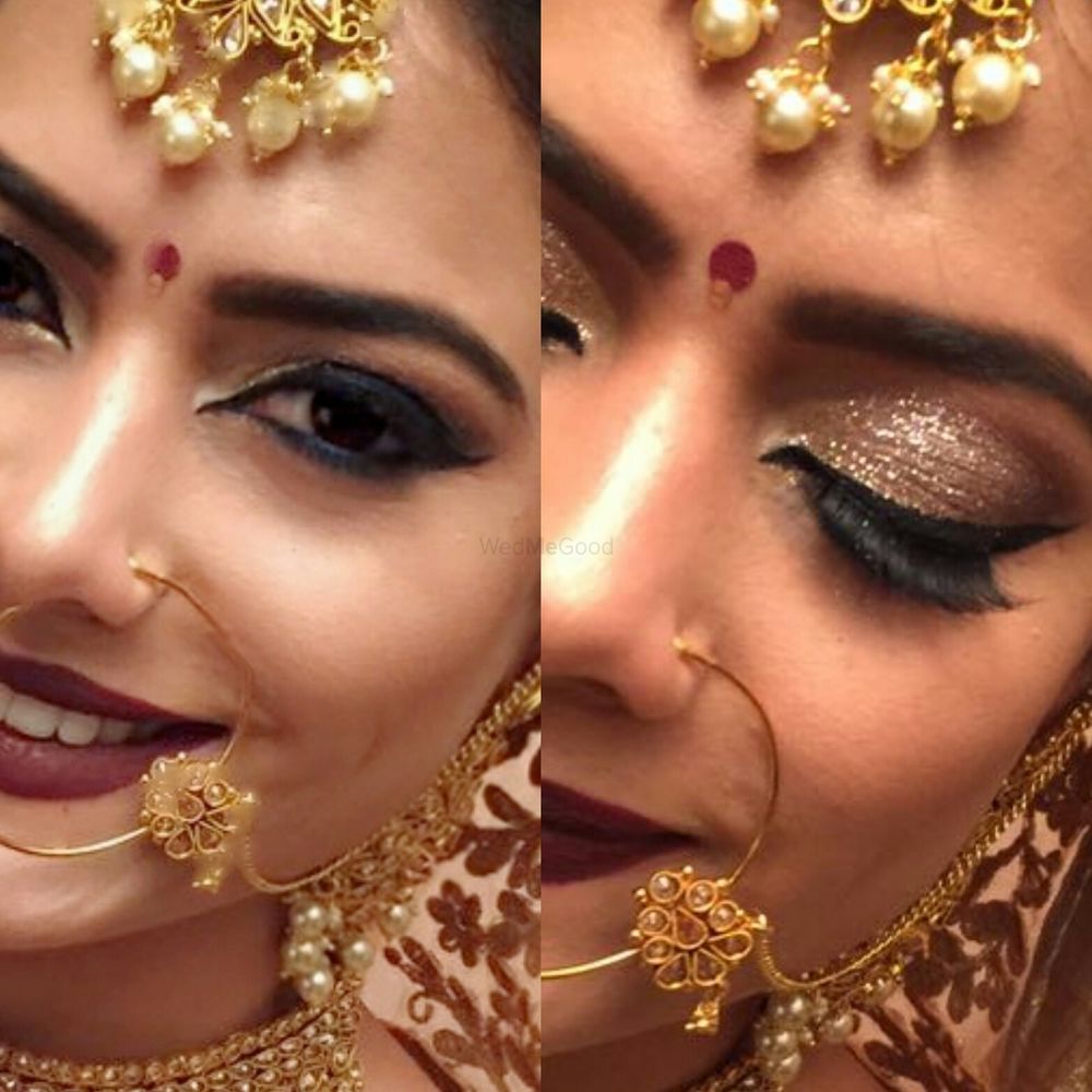Photo From Our dazzling bridal look. - By Makeovers by Anchal