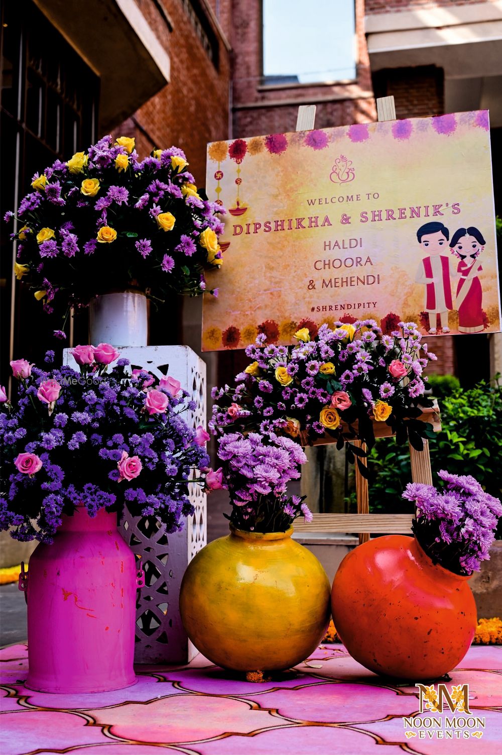 Photo From Dipshikha & Shrenik Haldi & Mehendi at ITC Rajputana - By Noon Moon Events