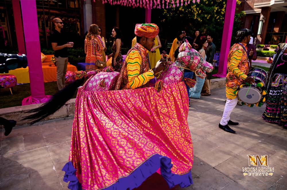 Photo From Dipshikha & Shrenik Haldi & Mehendi at ITC Rajputana - By Noon Moon Events