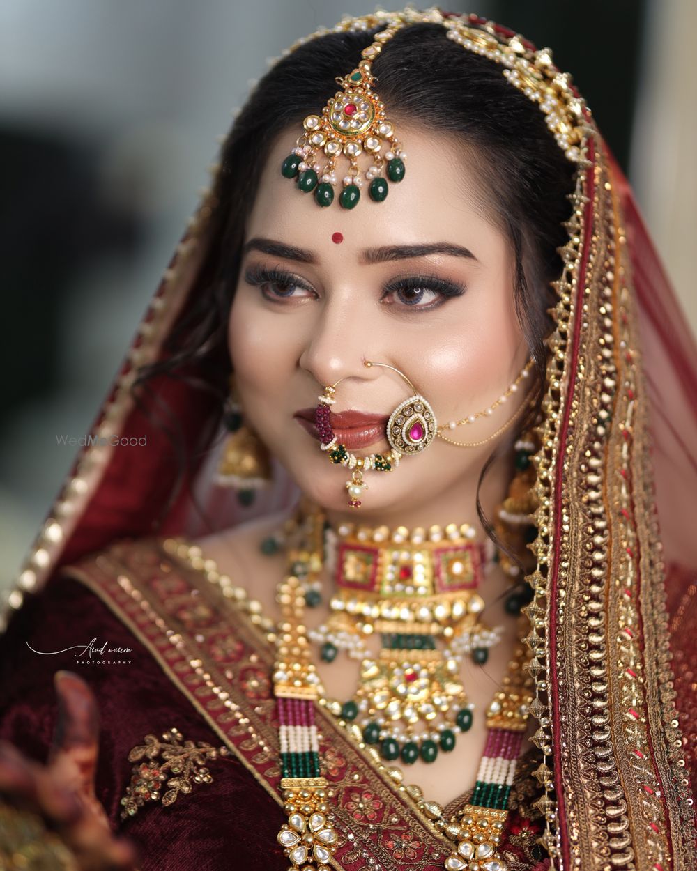 Photo From Bride in red is always royal - By Sadhvi Mishra Makeovers