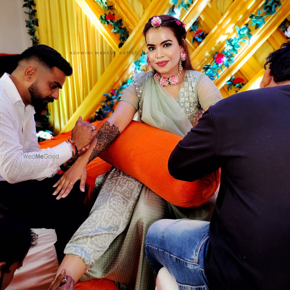 Photo From Neha's Haldi and Mehendi - By Ashwini Makeup Artist