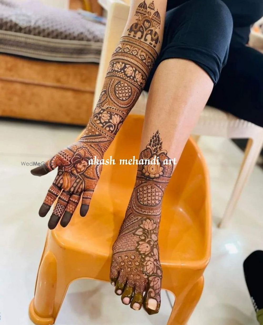 Photo From BRIDAL❤️MEHANDI❤️ DESIGNS - By Akash Mehandi Arts