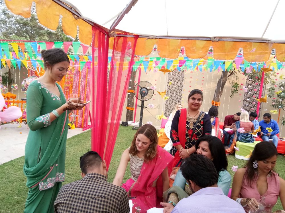Photo From Romapreet and Raghav mehendi ceremony at TRIDENT, gurgaon on 27 oct - By Shalini Mehendi Artist