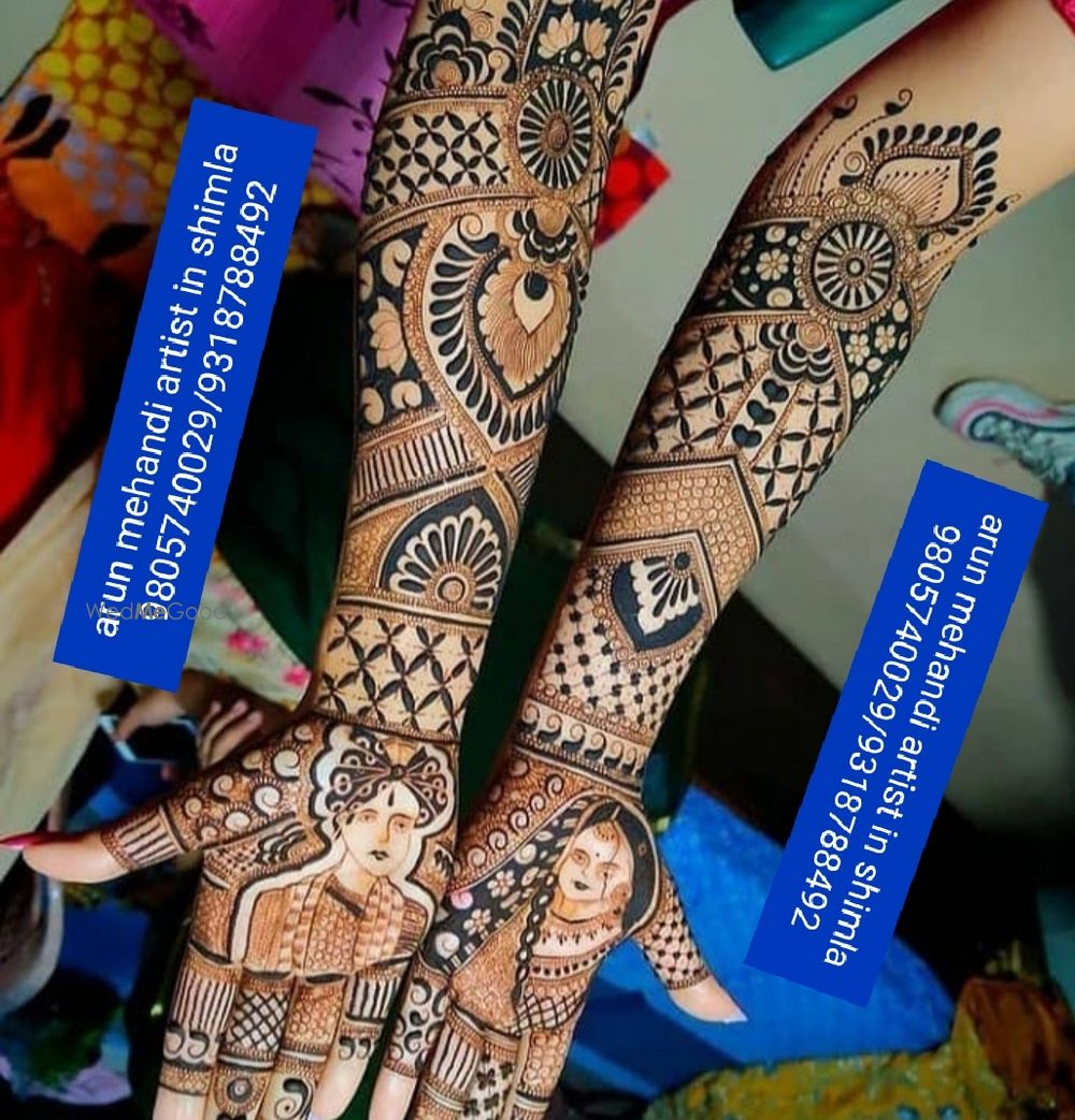 Photo From Bridal Mehndi Designer - By Arun Mehandi Arts & Tattoo Studio