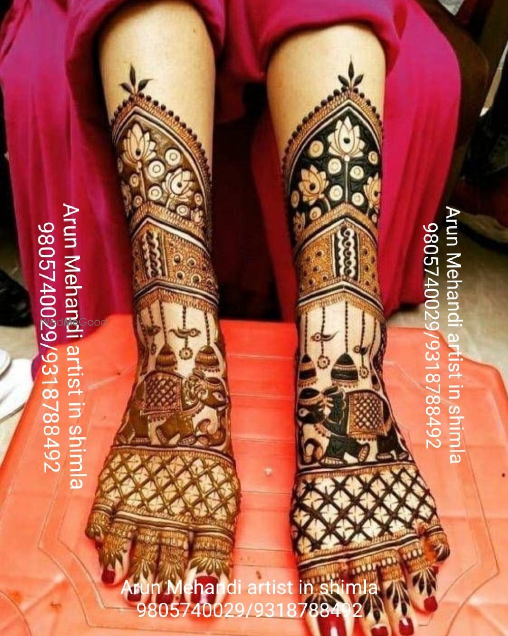 Photo From Bridal Mehndi Designer - By Arun Mehandi Arts & Tattoo Studio