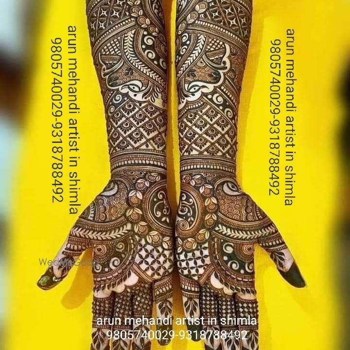 Photo From Bridal Mehndi Designer - By Arun Mehandi Arts & Tattoo Studio