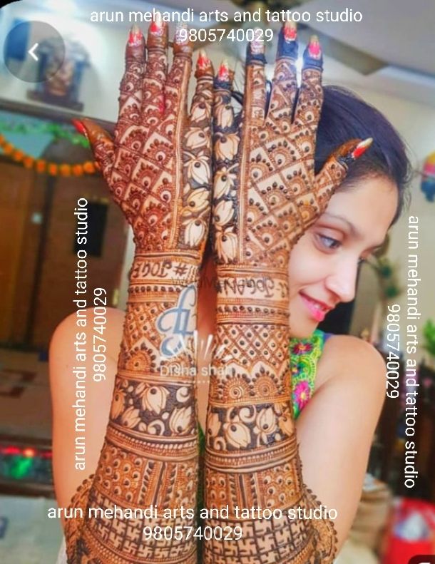 Photo From Bridal Mehndi Designer - By Arun Mehandi Arts & Tattoo Studio