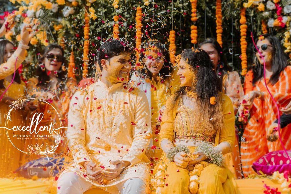 Photo From Vijay & Swati Haldi - By Excellent Wedding Company - Decorators