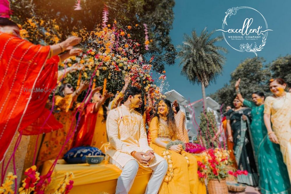 Photo From Vijay & Swati Haldi - By Excellent Wedding Company - Decorators