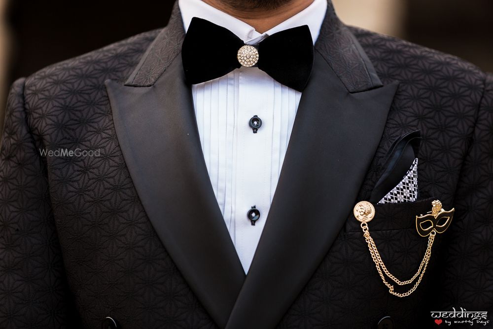 Photo of Unique groom accessories for reception