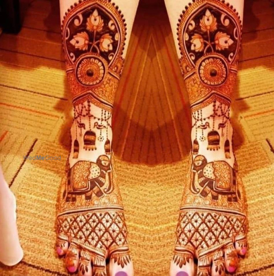 Photo From Latest Feet Design  - By Kartik Mehndi Art