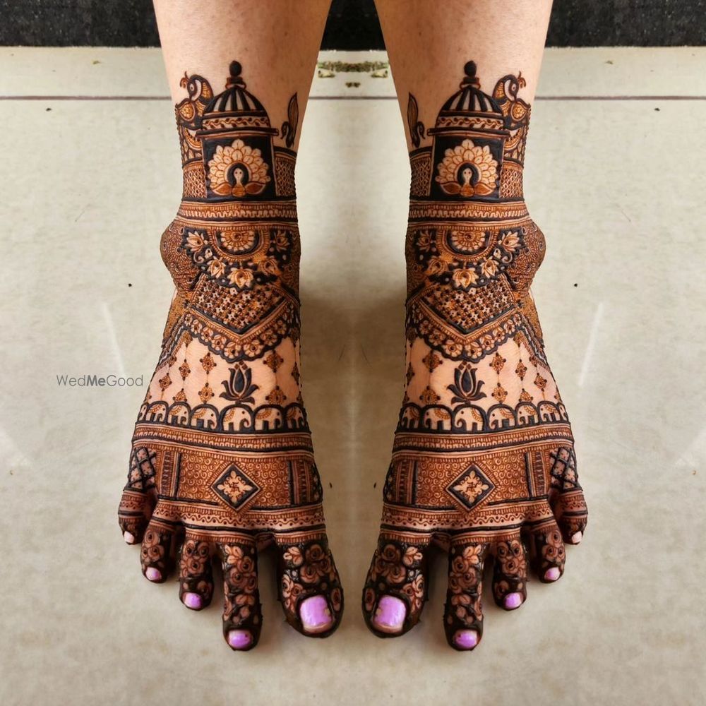 Photo From Latest Feet Design  - By Kartik Mehndi Art