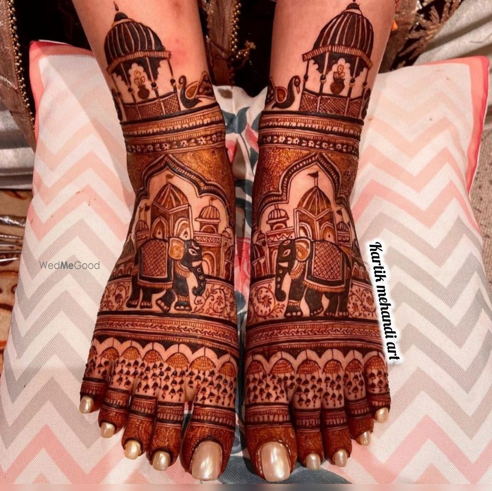 Photo From Latest Feet Design  - By Kartik Mehndi Art