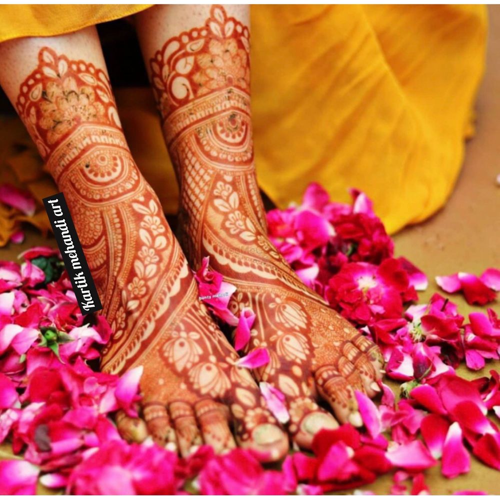 Photo From Mehndi Color picture  - By Kartik Mehndi Art