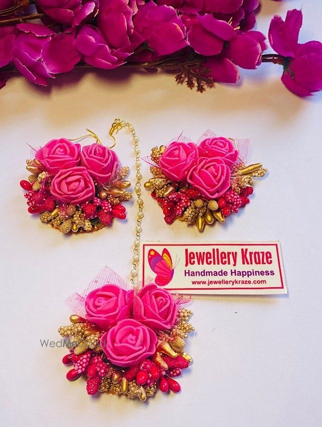 Photo From Floral Earings Tikka Sets - By Jewellery Kraze