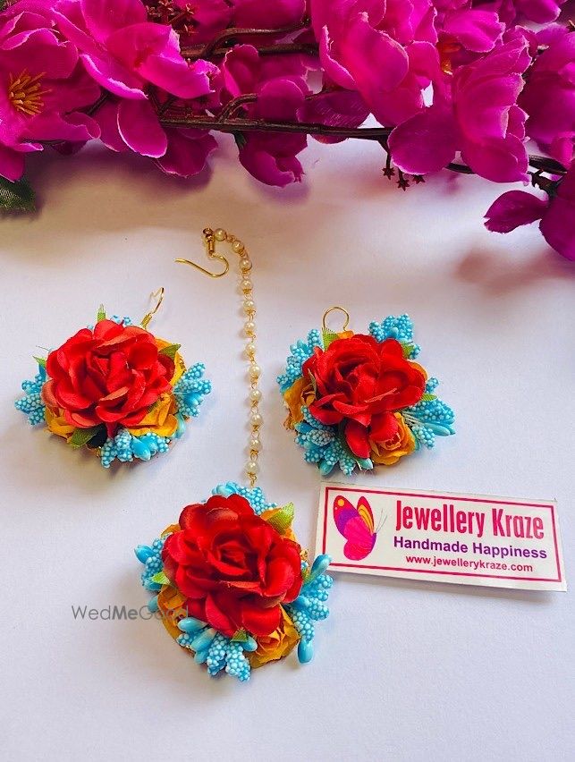 Photo From Floral Earings Tikka Sets - By Jewellery Kraze