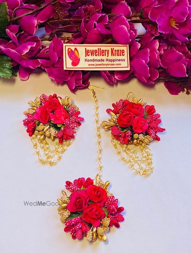 Photo From Floral Earings Tikka Sets - By Jewellery Kraze