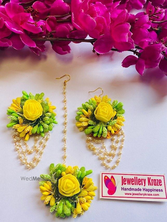 Photo From Floral Earings Tikka Sets - By Jewellery Kraze