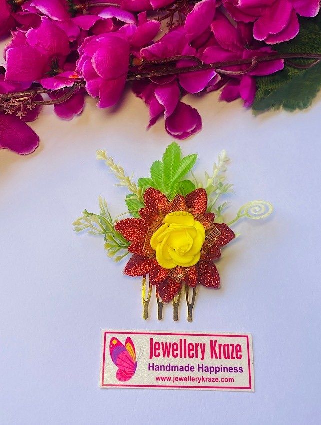 Photo From FLORAL HAIR ACCESSORIES  - By Jewellery Kraze