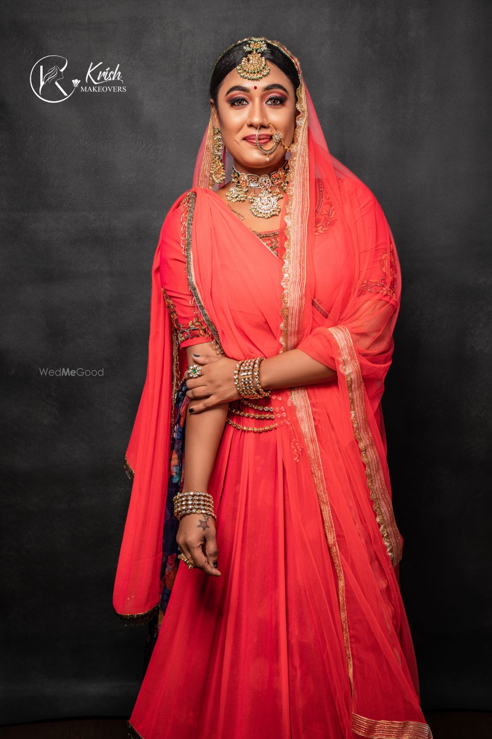 Photo From North Indian Bridal looks - By Krish Makeovers