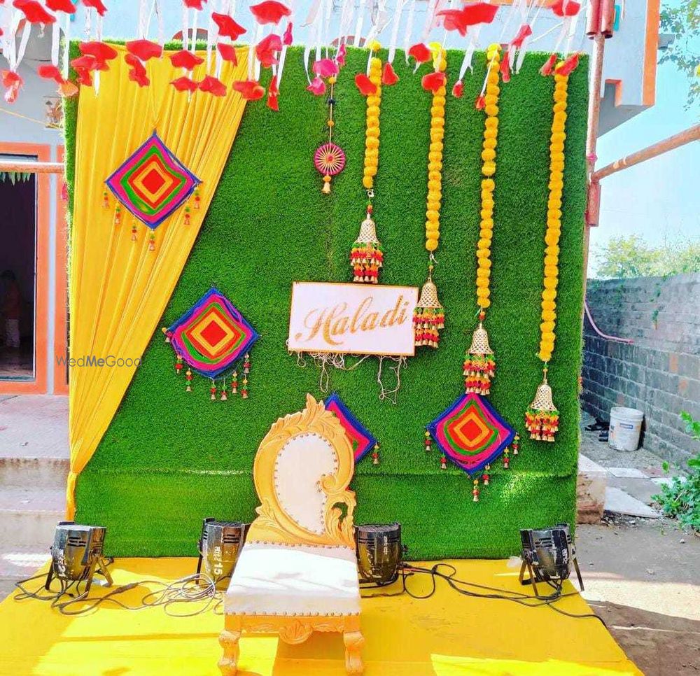 Photo From haldi them set - By Morya Events