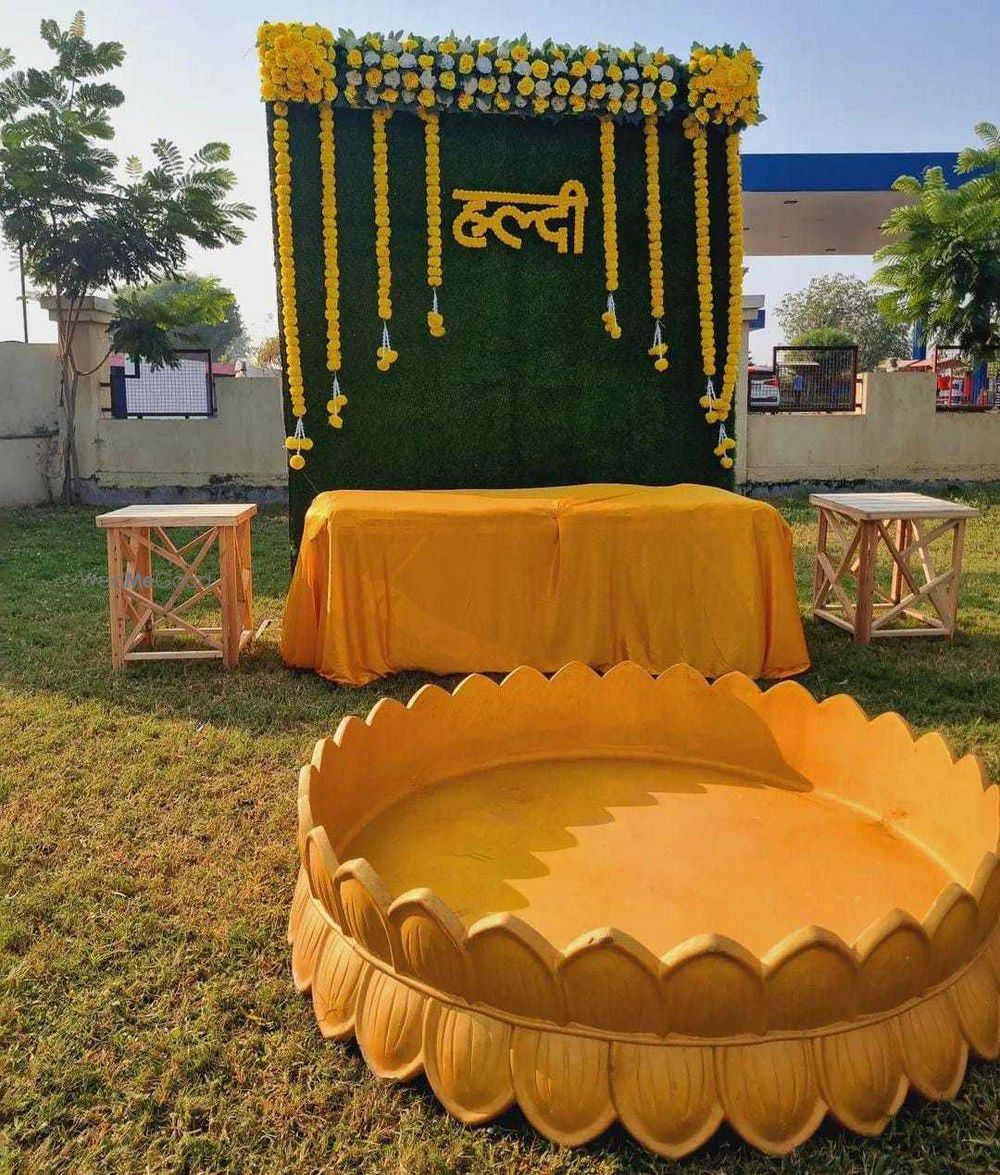 Photo From haldi them set - By Morya Events