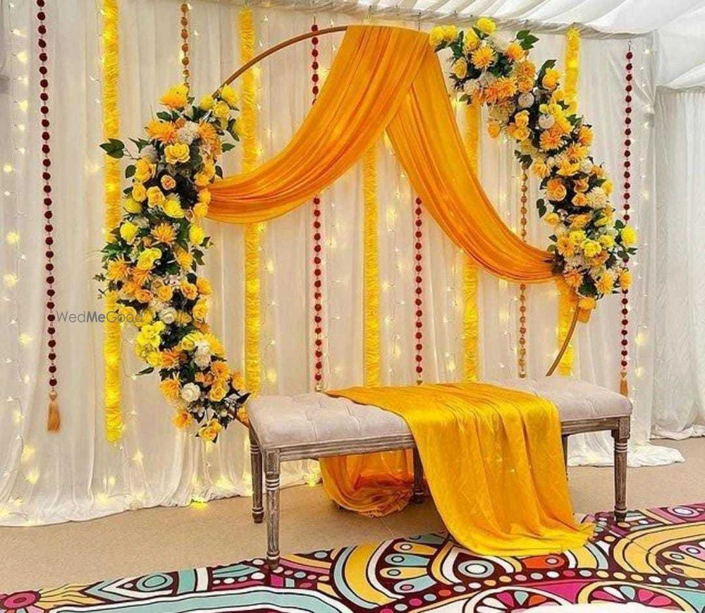 Photo From haldi them set - By Morya Events