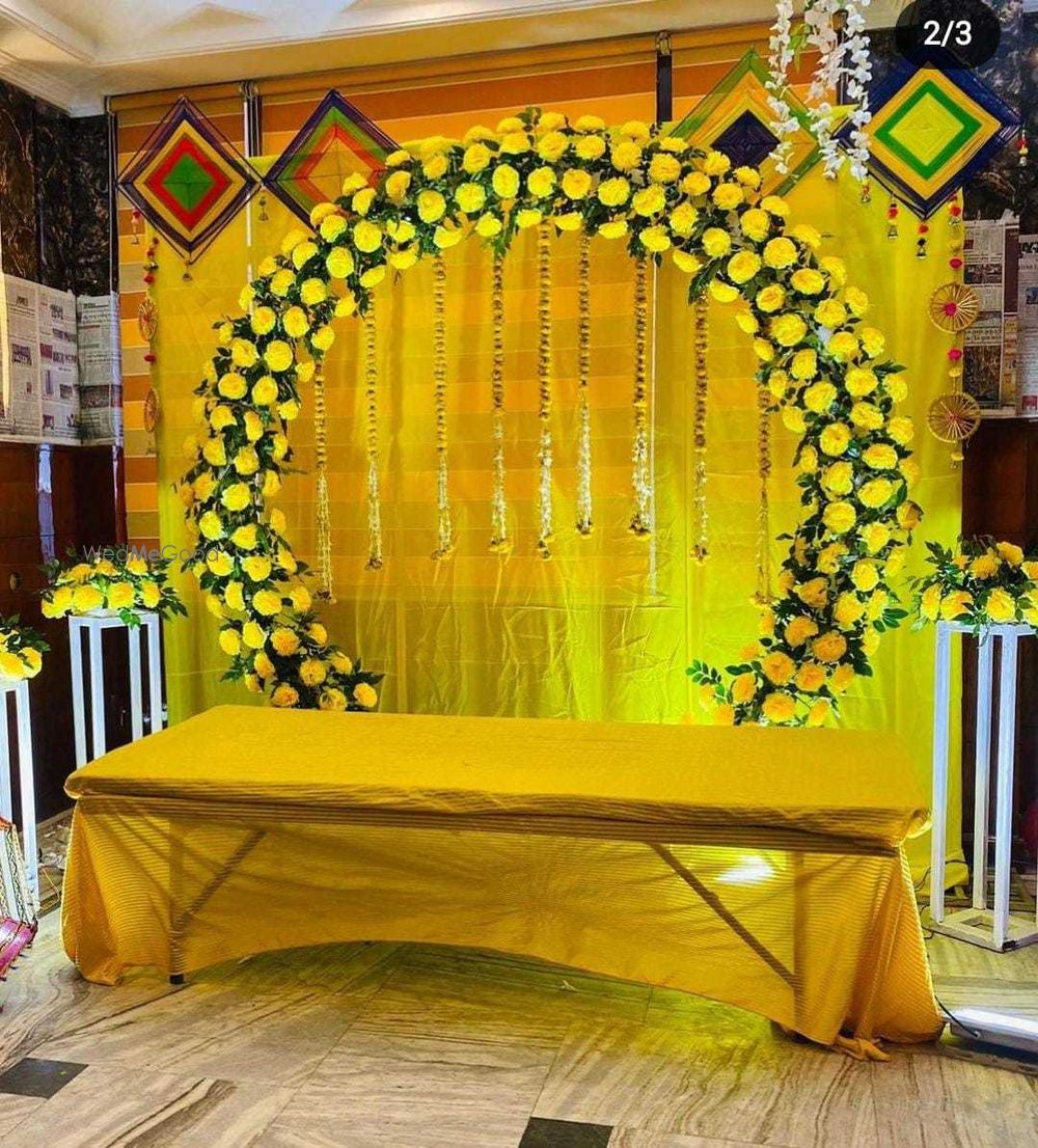 Photo From haldi them set - By Morya Events