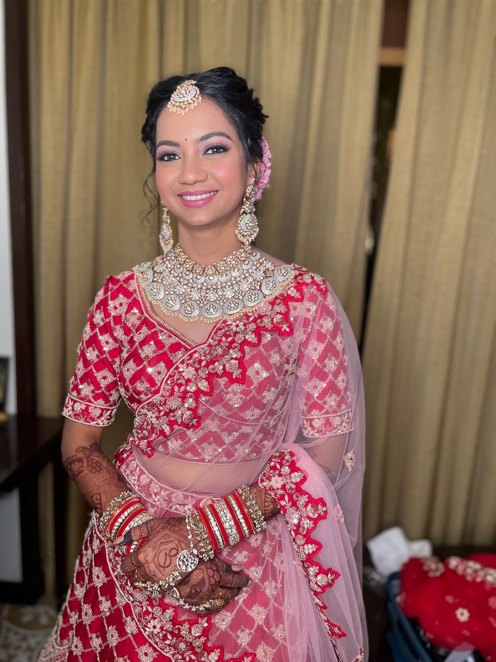 Photo From Shruti sangeet and wedding - By Sneha SK Makeovers